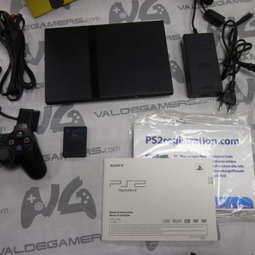 Playstation 2 slim en caja + mando original + memory [2]