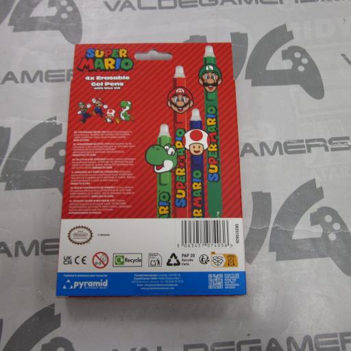 Set 4 boligrafos borrables gel super mario [1]
