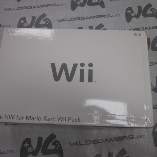 Consola Wii  negra Pack mario kart + 1 mando + wii sports [0]