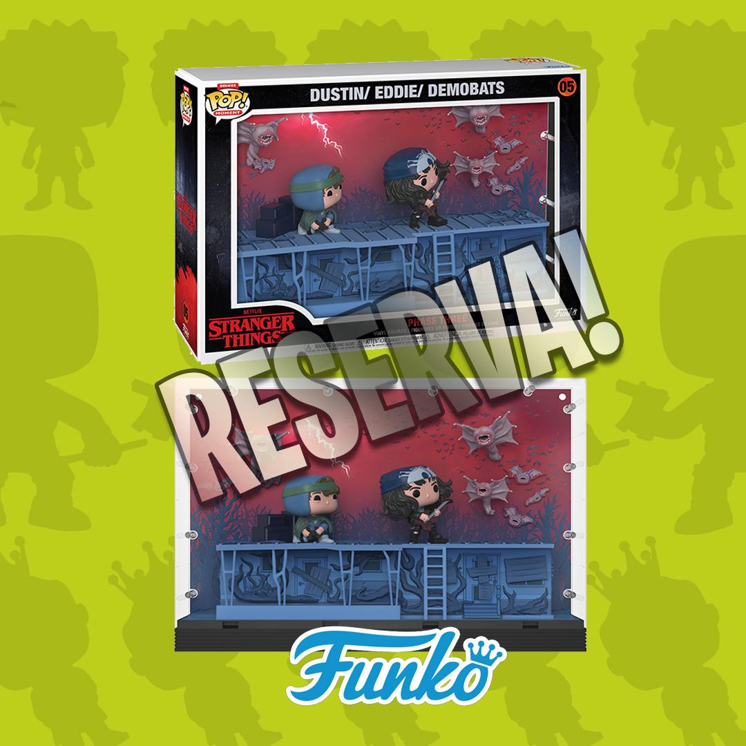 RESERVA Funko Pop - Dustin / E ddie / Demobats - 05