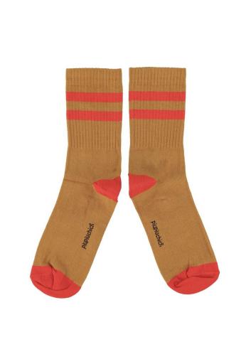 Piupiuchick,socks | camel w/ red stripes [1]
