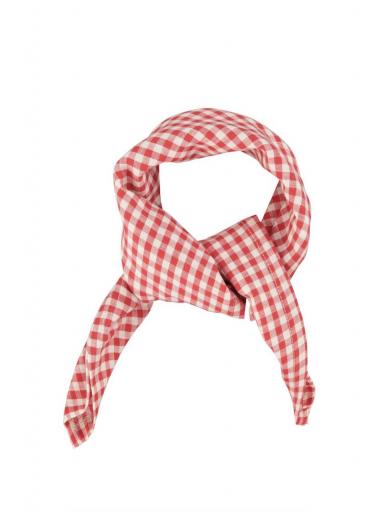 Piupiuchick,bandana | red & ecru checkered
