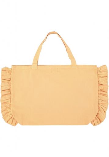 Piupiuchick,XL logo bag w/ frills | peach [0]