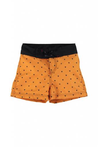 Piupiuchick,swim shorts | camel w/ black hearts