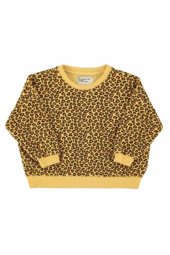 Piupiuchick,sweatshirt | mustard animal print