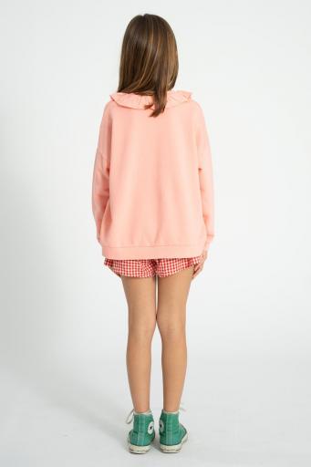 Piupiuchick,sweatshirt w/ collar | light pink w/ strawberry print [2]