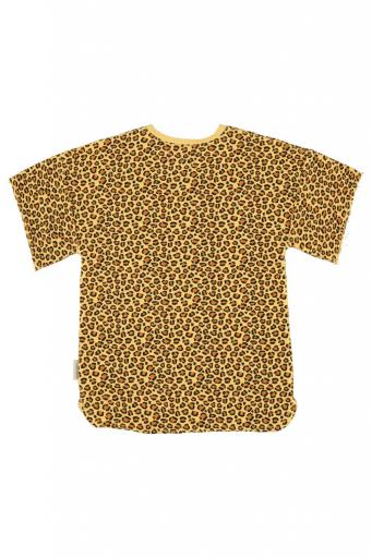 Piupiuchick,t-shirt dress | mustard  animal print [1]