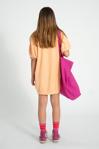 Piupiuchick,sweatshirt dress | peach "piupiuchick" print [3]
