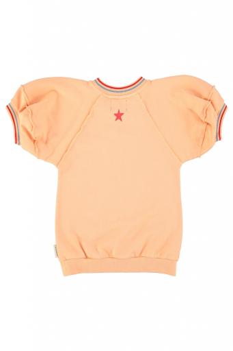 Piupiuchick,sweatshirt dress | peach "piupiuchick" print [1]