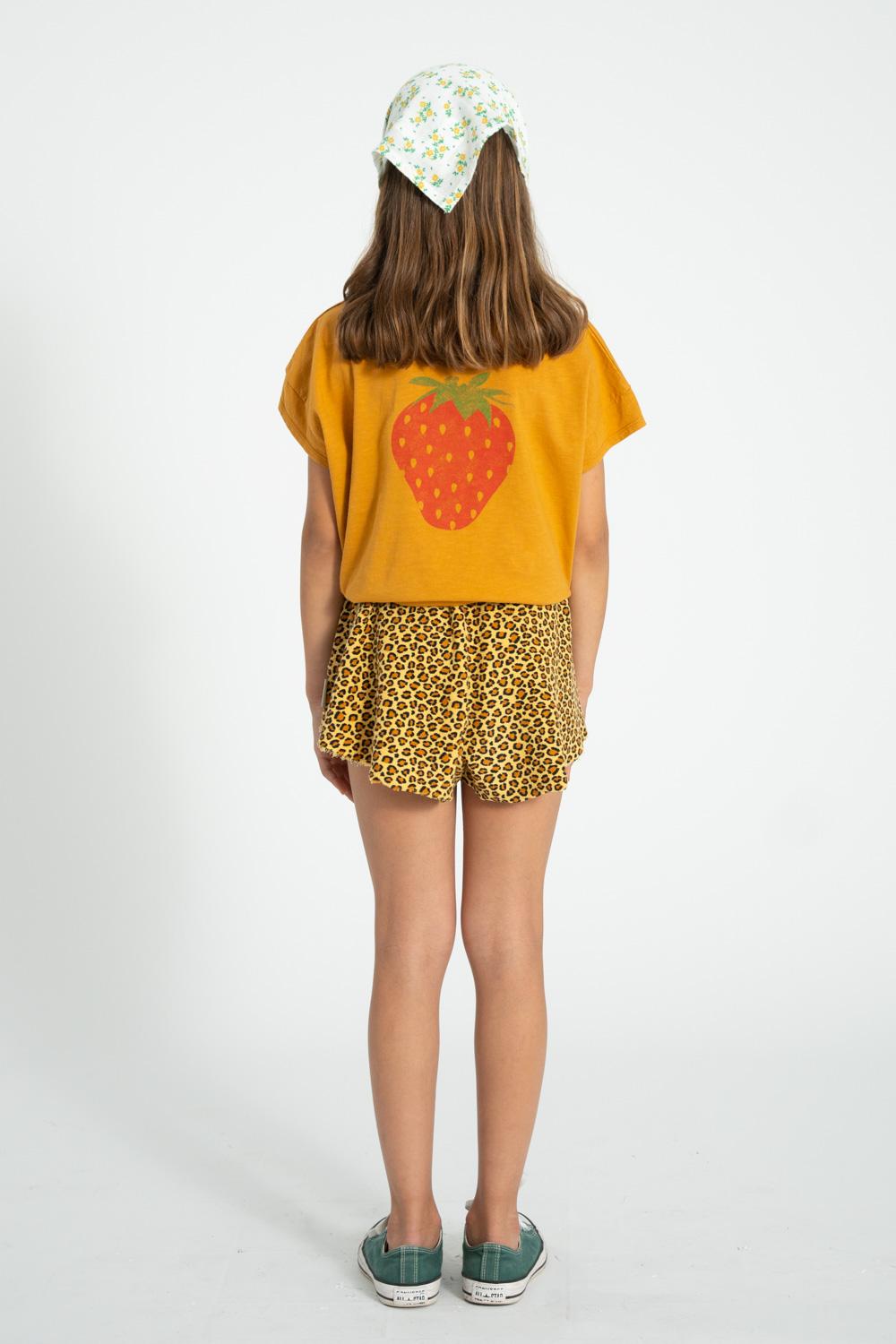 Piupiuchick,shorts | mustard animal print