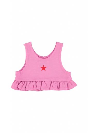 Piupiuchick,top | pink w/ "peace" print [1]