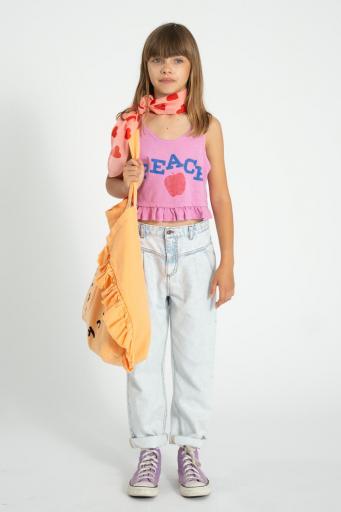 Piupiuchick,top | pink w/ "peace" print [2]