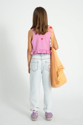 Piupiuchick,top | pink w/ "peace" print [3]