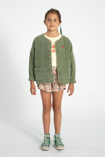 Piupiuchick,Paded jacket | washed green w/ "piupiuchick" print [2]