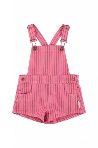Piupiuchick,short dungarees | pink w/ indigo stripes [1]