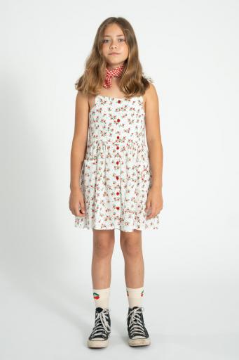 Piupiuchick,short dress | ecru w/ red flowers allover [2]