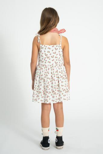 Piupiuchick,short dress | ecru w/ red flowers allover [3]