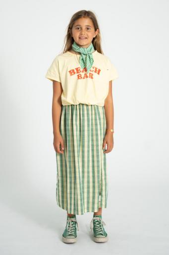 Piupiuchick,long skirt | light yellow checkered [2]