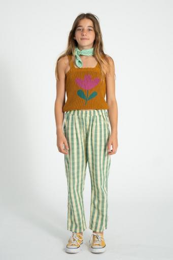 Piupiuchick, unisex trousers | light yellow checkered [0]