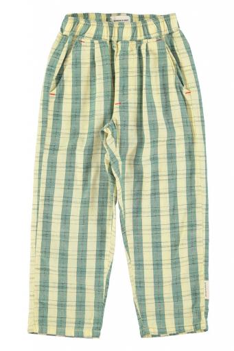 Piupiuchick, unisex trousers | light yellow checkered