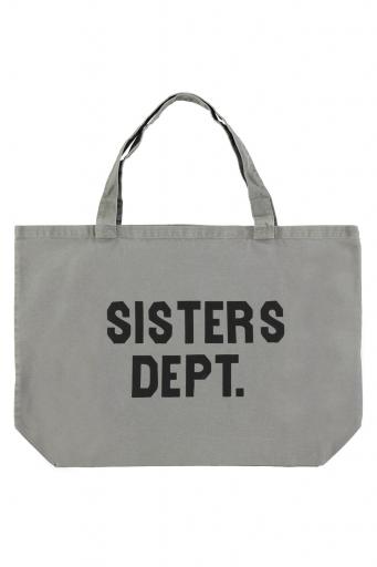 Sisters Department,XL bag | Grey w/ "baby" print [1]