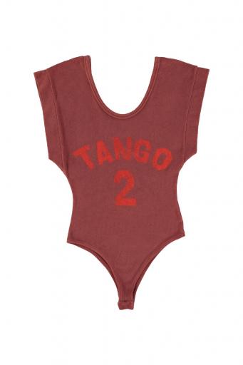 Sisters Department,"Bodysuit | Bordeaux w/ ""2 tango"" print"