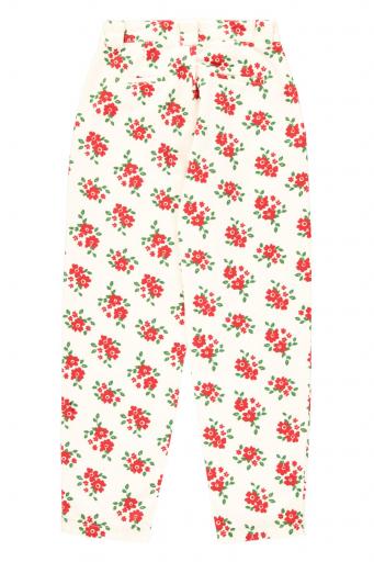 Sisters Department,Trousers | Ecru w/ red flowers [0]