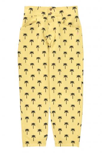 Sisters Department,Trousers | Yellow w/  palm trees
