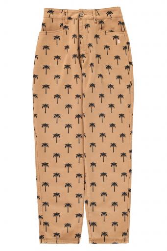 Sisters Department,Trousers | Brown w/  palm trees