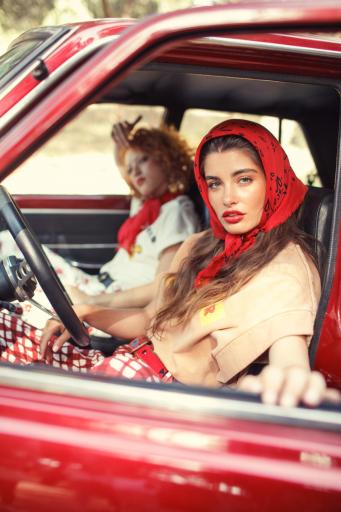 Sisters Department,Scarf | Pasley red [3]