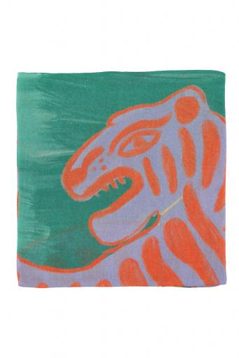 Sisters Department,Scarf | Multicolor w/ orange tiger