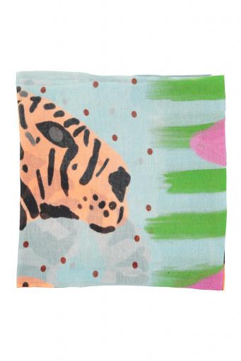 Sisters Department,Scarf | Multicolor w/ black tiger