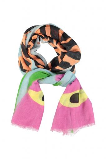 Sisters Department,Scarf | Multicolor w/ black tiger [1]