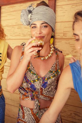 Sisters Department,Top w/ straps | Multicolor snakes [2]