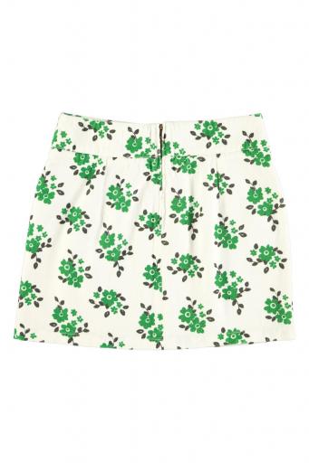 Sisters Department,Short skirt | Ecru w/ green flowers [2]