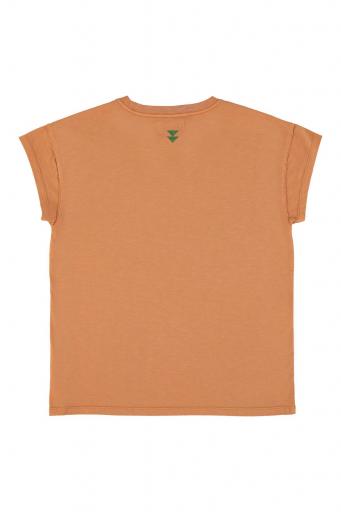 Sisters Department,"Short sleeve t-shirt | Terracotta w/ ""dance at the kellerman"" print" [2]