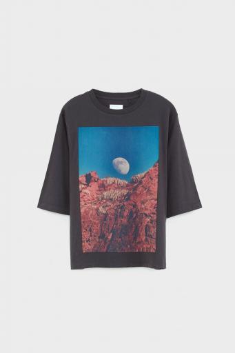 Bellerose,ASHA61 T1458,Camiseta negra lavada