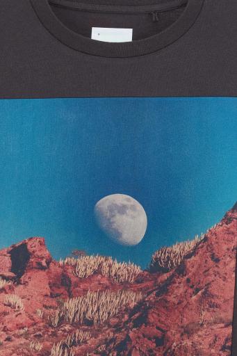 Bellerose,ASHA61 T1458,Camiseta negra lavada [3]