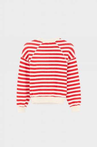 Bellerose,FANCHI T1761, Sudadera rayas roja [1]