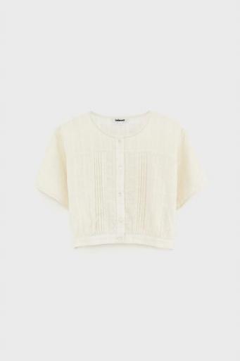 Bellerose,HOWDY F2524,Blusa beige brillo