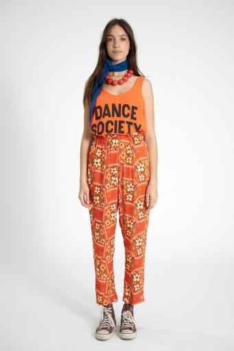 Sisters Department,Trousers | Red w/ floral print [3]