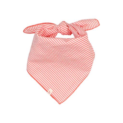 Búho Barcelona,Bandana rayas coral