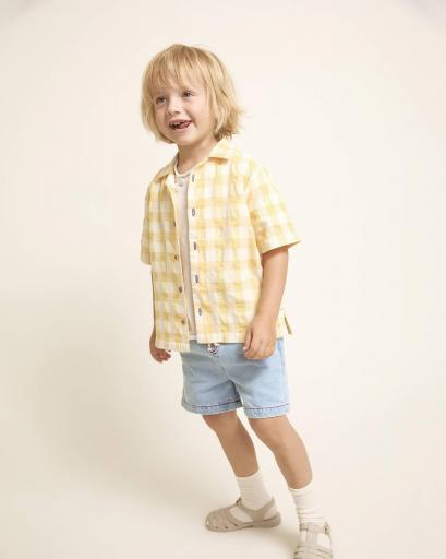 Búho Barcelona,Bermuda vaquera niño