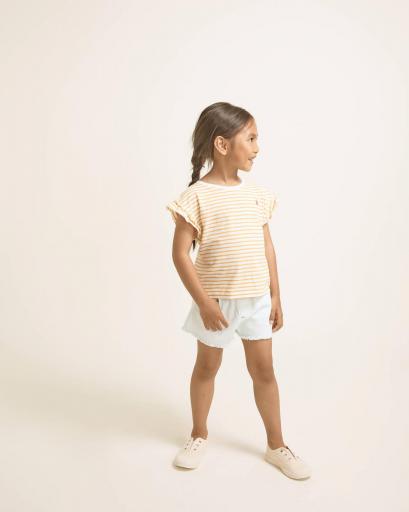 Búho Barcelona, Short niña verde agua [1]