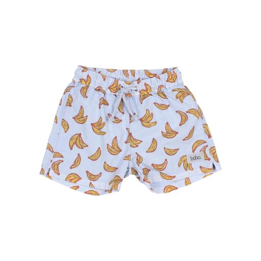 Búho Barcelona,Bañador plátanos añil