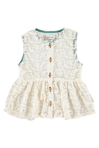 Piupiuchick,LACE BLOUSE ECRU