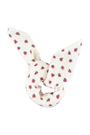 Piupiuchick,BANDANA ECRU WITH LITTLE FLOWERS