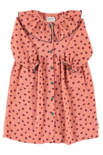 Piupiuchick,LONG DRESS PINK WITH LITTLE FLOWERS