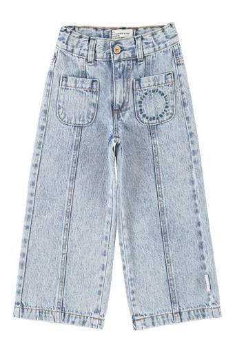 Piupiuchick,Trousers Fadded Light Blue Denim