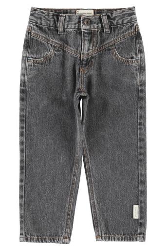 Piupiuchick,Trousers Washed Black Denim